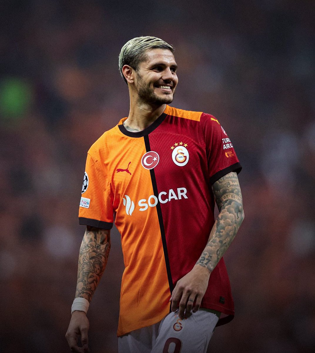 Galatasaray’ımızın golcüsü Mauro Icardi 30 gole ulaşarak kariyer rekorunu kırmış oldu. (Avrupa ve Lig dahil) 🟨🟥