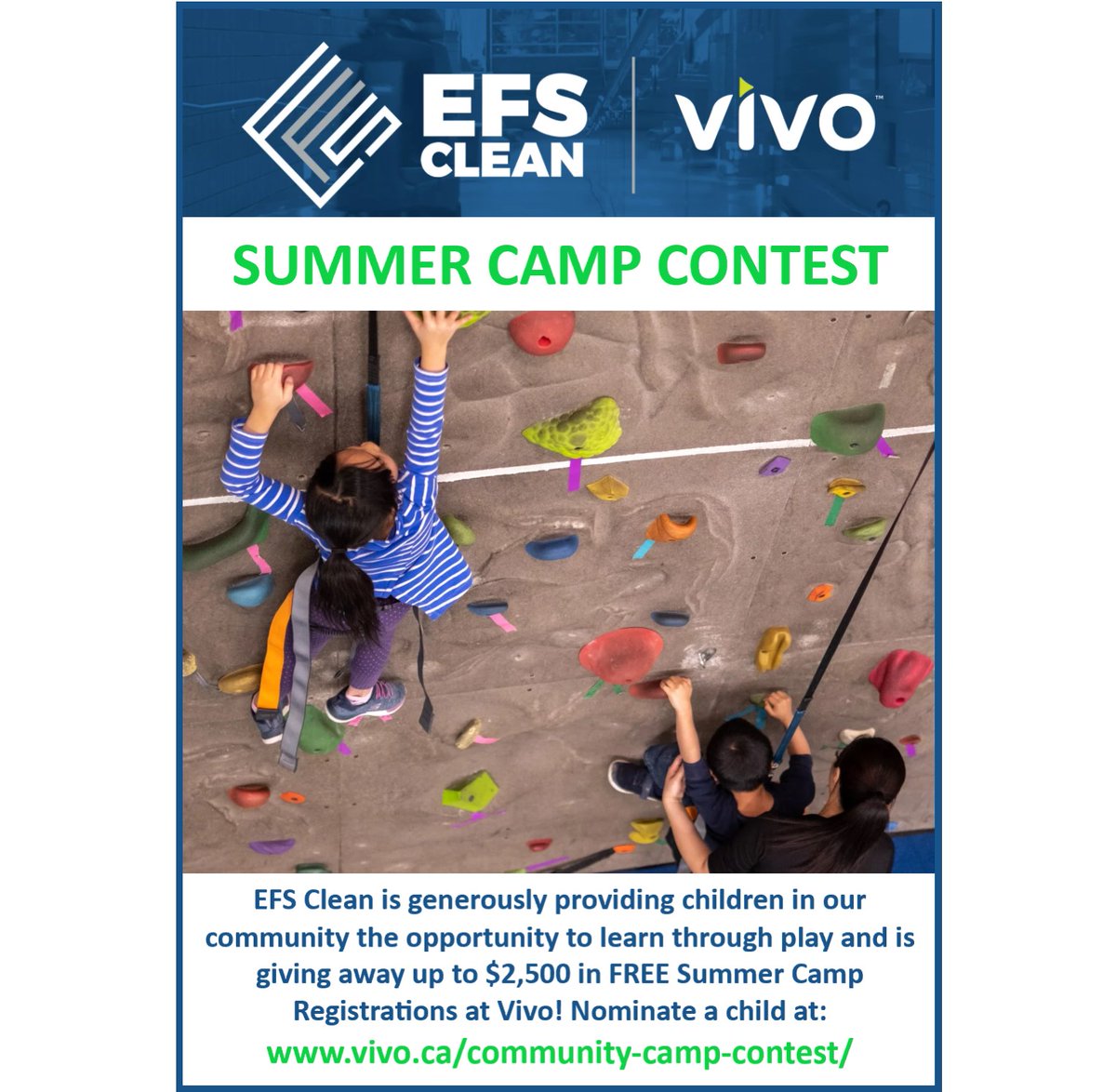 Nominate a child for a chance to win a FREE summer camp! #calgary #community #cleaningservices