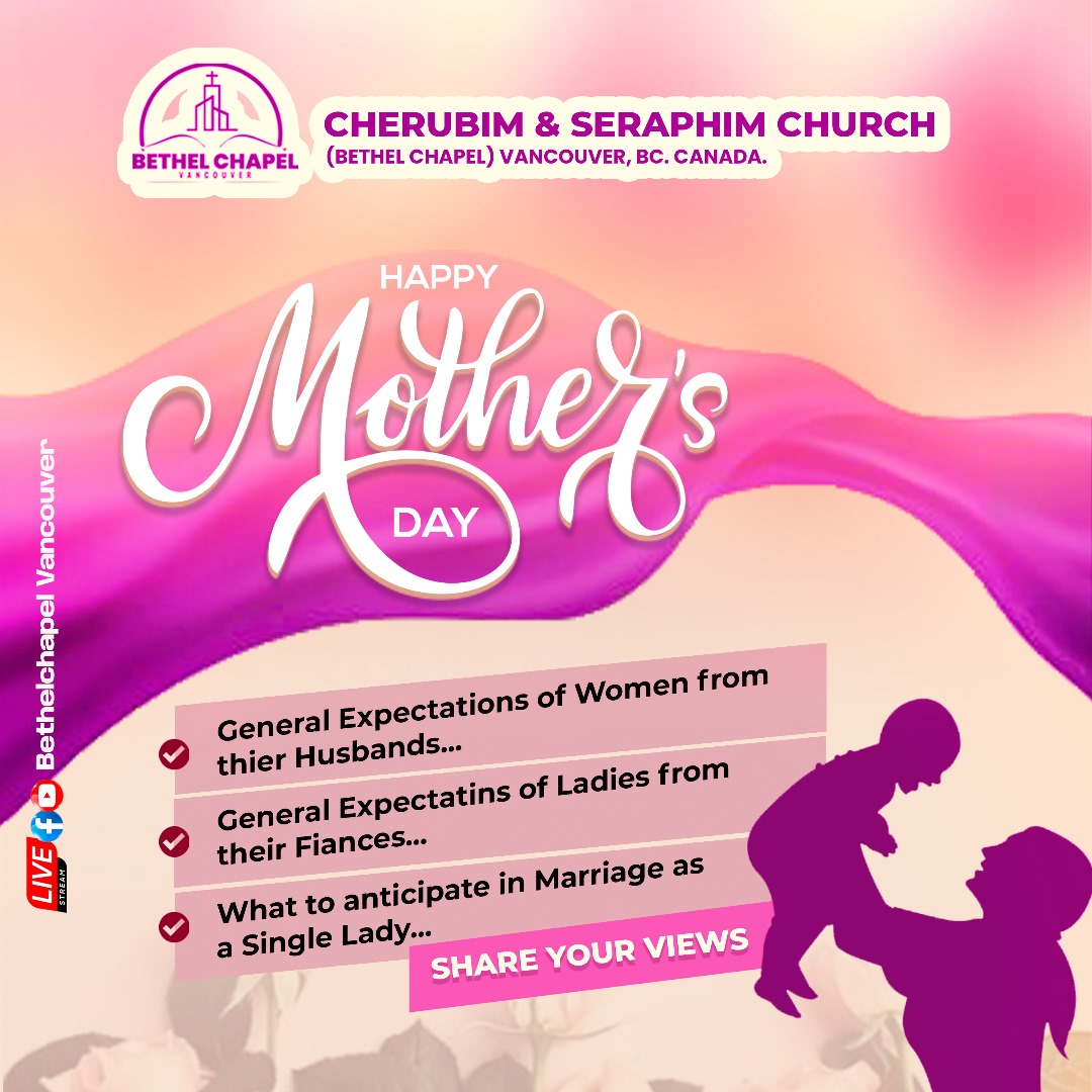 *🌸Mother’s Day Special Discussion 🌸* Join us this Mother's Day as we delve into an enriching conversation about the joys, expectations, and real-life experiences of marriage and relationships. We welcome everyone—married, engaged, or single—to share your views, questions, and…