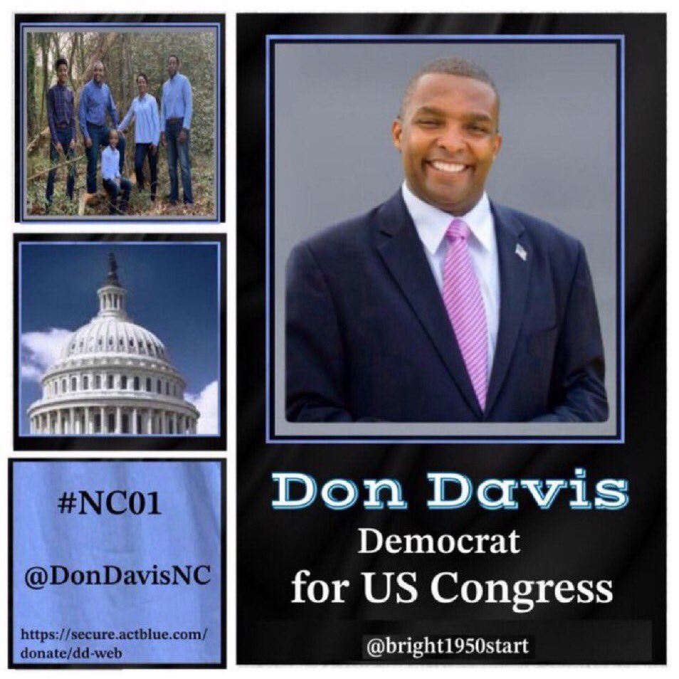 #DemsUnited #ProudBlue #Fresh Don Davis is fighting for eastern North Carolina #NC01 One of his priorities is focusing on their rural economy, bringing back good-paying manufacturing jobs✔️supporting small businesses ✔️strengthening NC’s agriculture due to unpredictable…