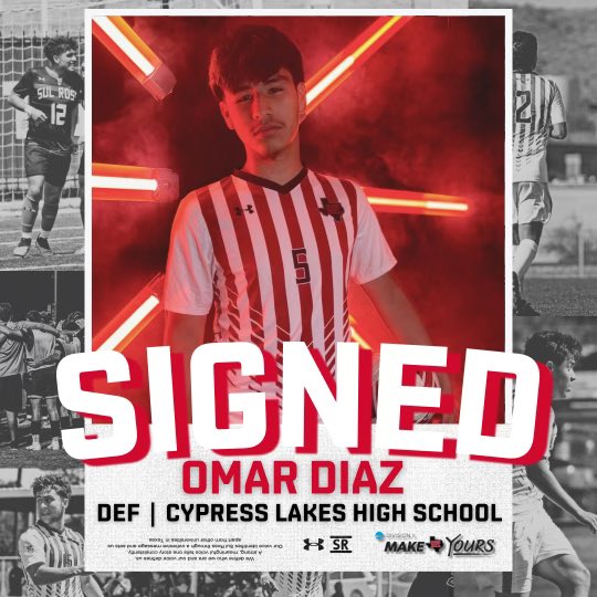 Congrats to Senior Omar Diaz as he signed to continue his academic/athletic journey at @SulRossMSOC. We are so proud of you, Omar! #NextLevel #TalentPipeline #WAWG #NCAAD2 @CFISDCyLakes @lakes_athletics