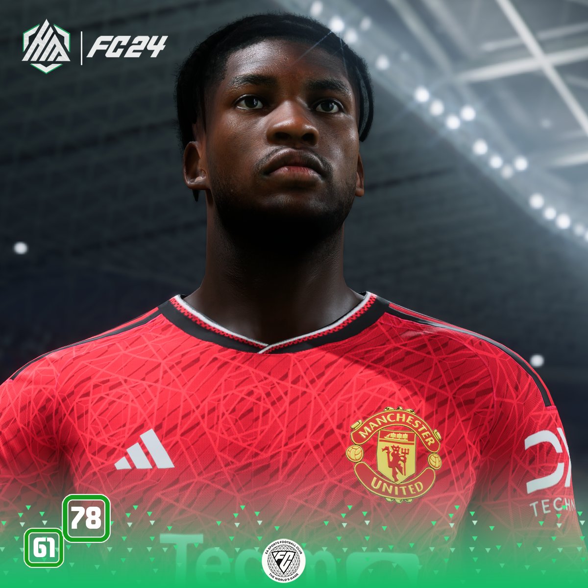 🌟One of the most exciting Hidden Gems This season !! 18 years with Good Potential in #FC24🤩 

Willy Kambwala #ManchesterUnited 's Gem 💎 

Release : Today ✅🤙 

#EAFC24 #PremierLeague #RedDevils  #ManchesterDerbyWeek #ManchesterisRed