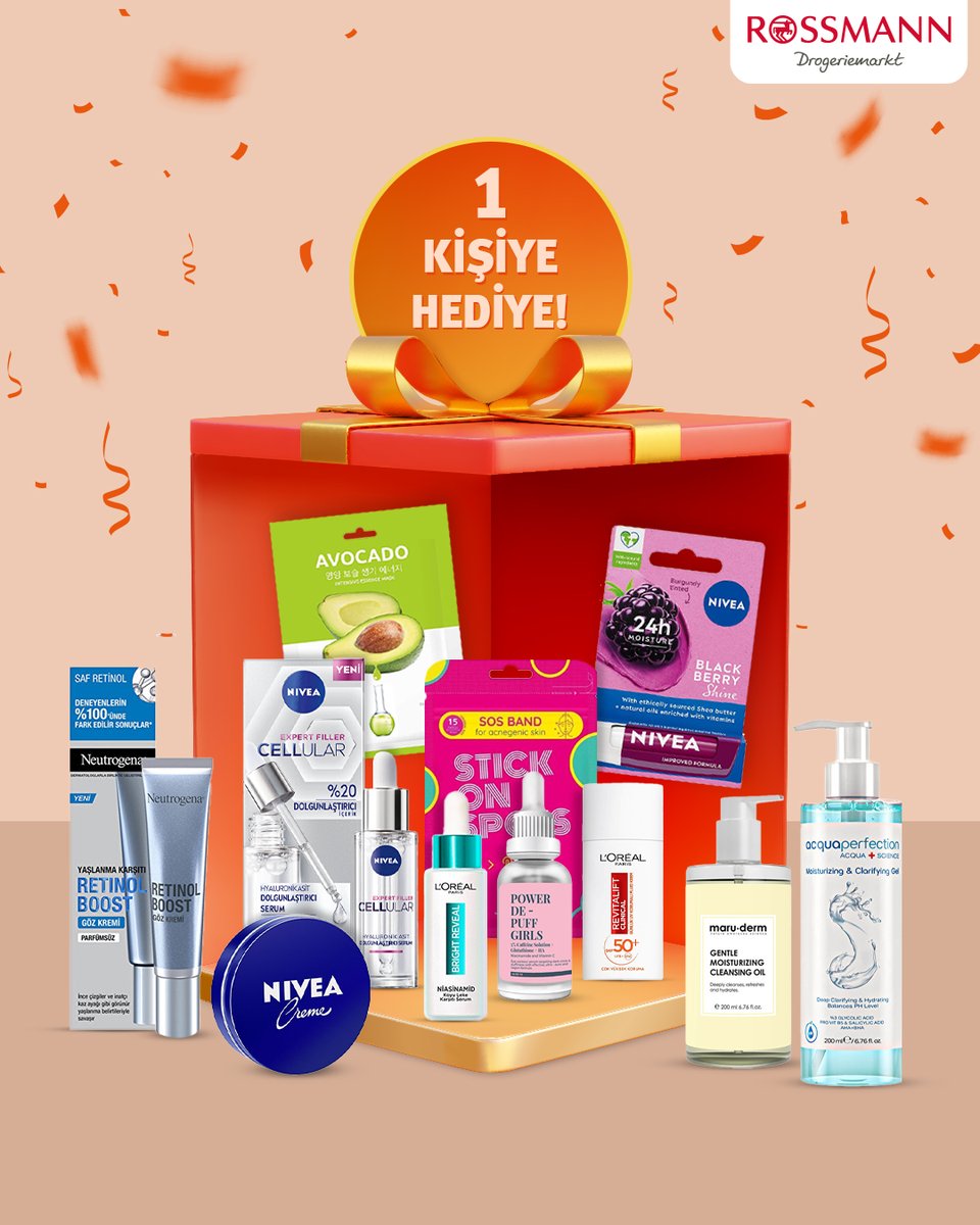 Rossmann Türkiye (@rossmannturkiye) on Twitter photo Cildinin ihtiyacı olan bakım bu sette seni bekliyor! 😎 Nemlendirici, serum, yüz maskesi ve daha birçok ürün ile cilt bakım rutininizi tamamlayın! 🌟🥳 Çekilişi kazanacak şanslı 1 kişiden olmak için;
Çekilişe katılmak için yapman gerekenler;👇🏻
💫<a href="/RossmannTurkiye/">Rossmann Türkiye</a>'yi takip et.
✌🏻 Cildinin ihtiyacı olan bakım bu sette seni bekliyor! 😎 Nemlendirici, serum, yüz maskesi ve daha birçok ürün ile cilt bakım rutininizi tamamlayın! 🌟🥳 Çekilişi kazanacak şanslı 1 kişiden olmak için;
Çekilişe katılmak için yapman gerekenler;👇🏻
💫<a href="/RossmannTurkiye/">Rossmann Türkiye</a>'yi takip et.
✌🏻