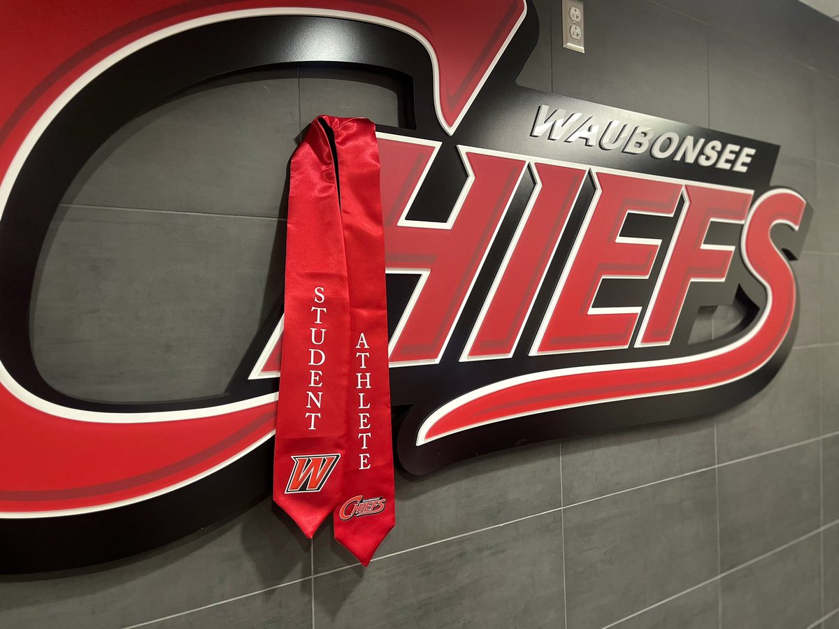 We’re excited to honor our graduating @waubonsee Chiefs this year with unique stoles to signify their #studentathlete status at their ceremonies! 👩‍🎓👨‍🎓 #WaubonseeGraduation #GoChiefs