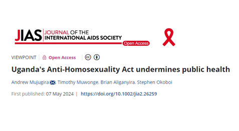 🇺🇬 “#Uganda’s Anti-Homosexuality Act Undermines Public Health” 🆕 @jiasociety viewpoint highlights the dire consequences facing key populations in Uganda & the significant barriers they face in accessing #HIV testing, treatment & prevention services. bit.ly/3QvPMHR