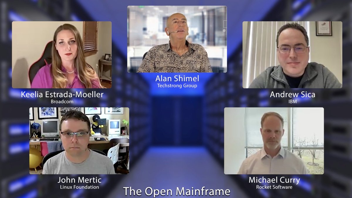 AI and the #Mainframe - @ashimmy & @jmertic discuss all things #AI w/ @Broadcom's @KeeliaEstrada, @IBM's Andrew Sica & @Rocket's Michael Curry in this episode of The #OpenMainframe Show. hubs.la/Q02w4y9N0 @linuxfoundation @OpenMFProject @TechstrongTV #Ambitus #opensource
