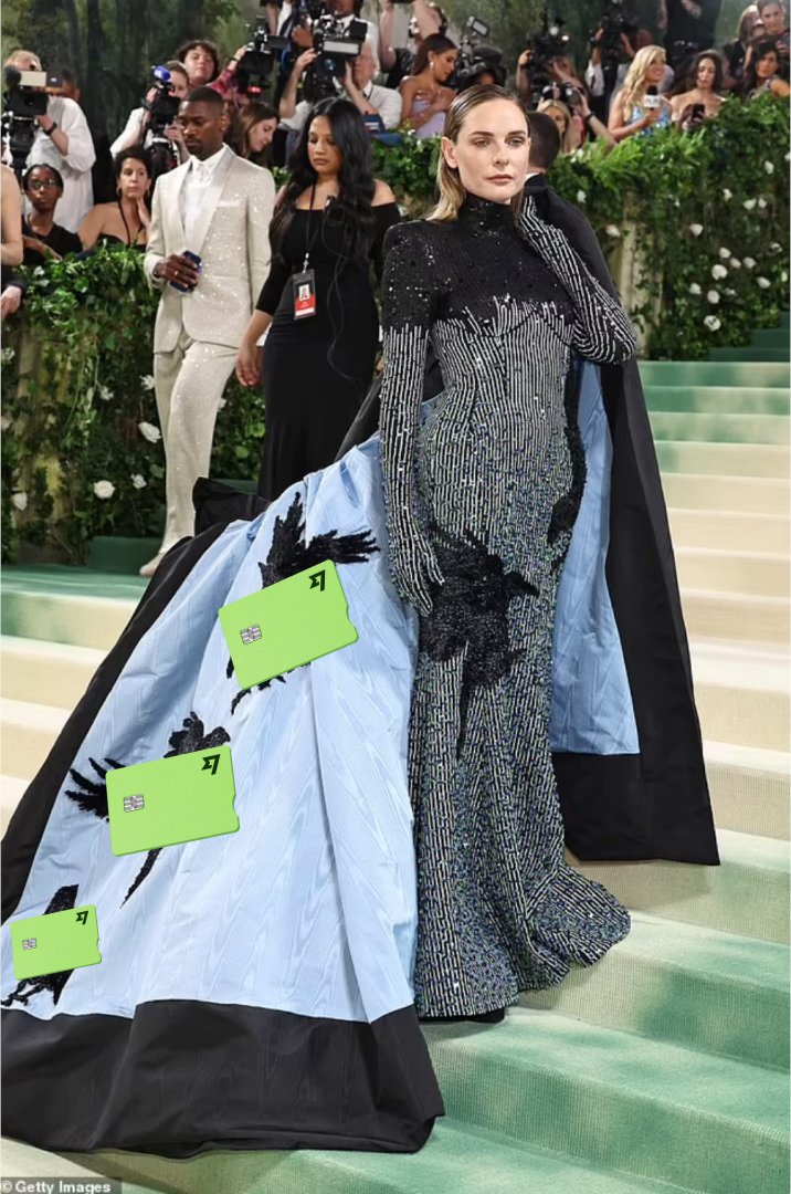 I wouldn't tell anyone how I saved on vacay, but there would be signs... #MetGala