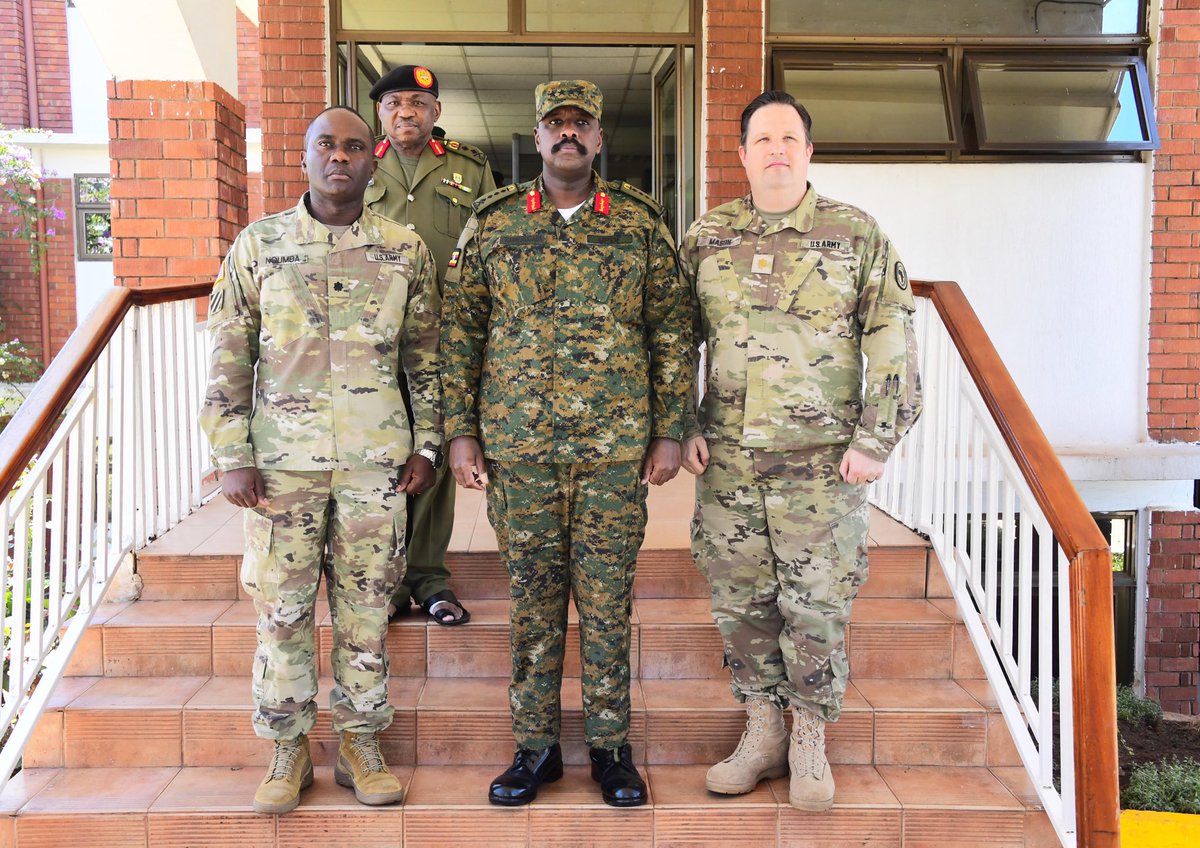 Gen Kainerugaba, US Defence Attaché Discuss Strengthening Military Cooperation kampalapost.com/content/gen-ka…