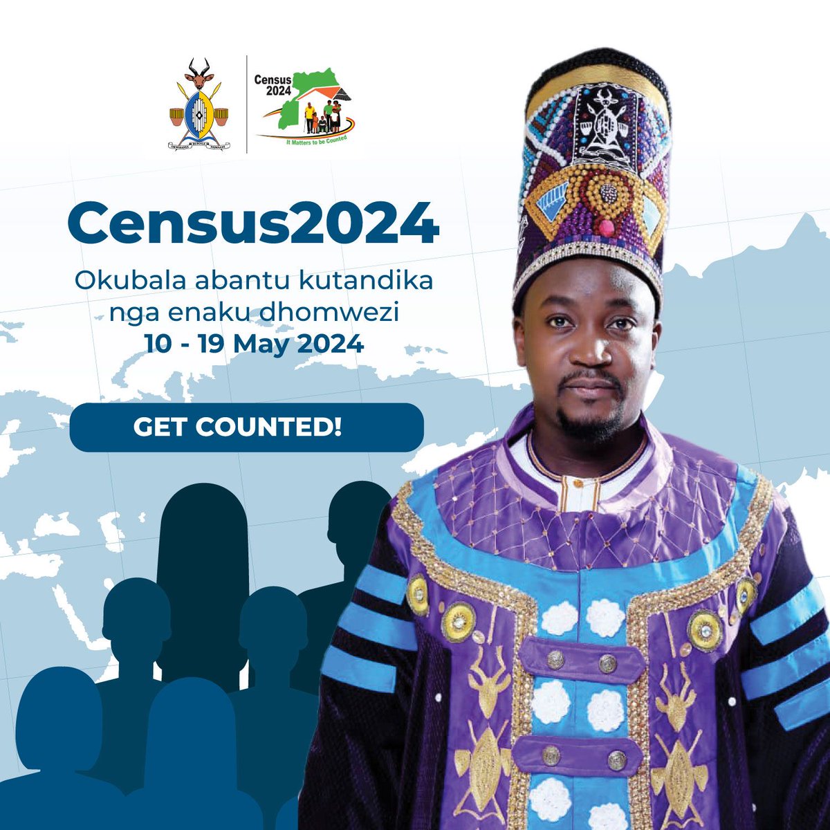 I call upon you all Ugandans, especially Abasoga, to participate in the census on May 10th. 'If you work outside Busoga, return for the census night and sleep in Busoga on May 9th. For Busoga's development!' - @KingNadiopeIV #UgandaCensus2024
