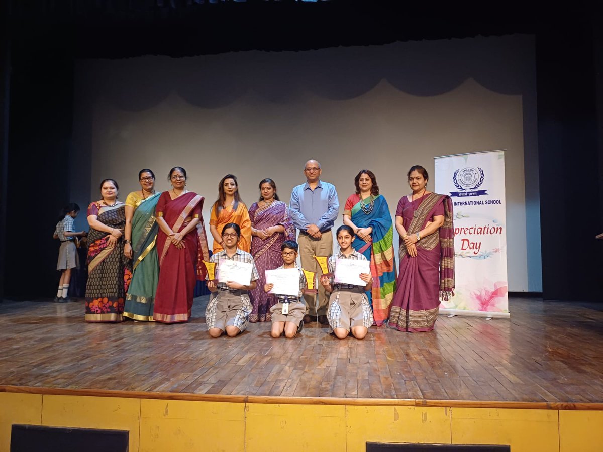Ahlcon International School Preparatory Stage celebrated Appreciation Day by giving merits to students. @ashokkp @y_sanjay @pntduggal @Kavita_hm