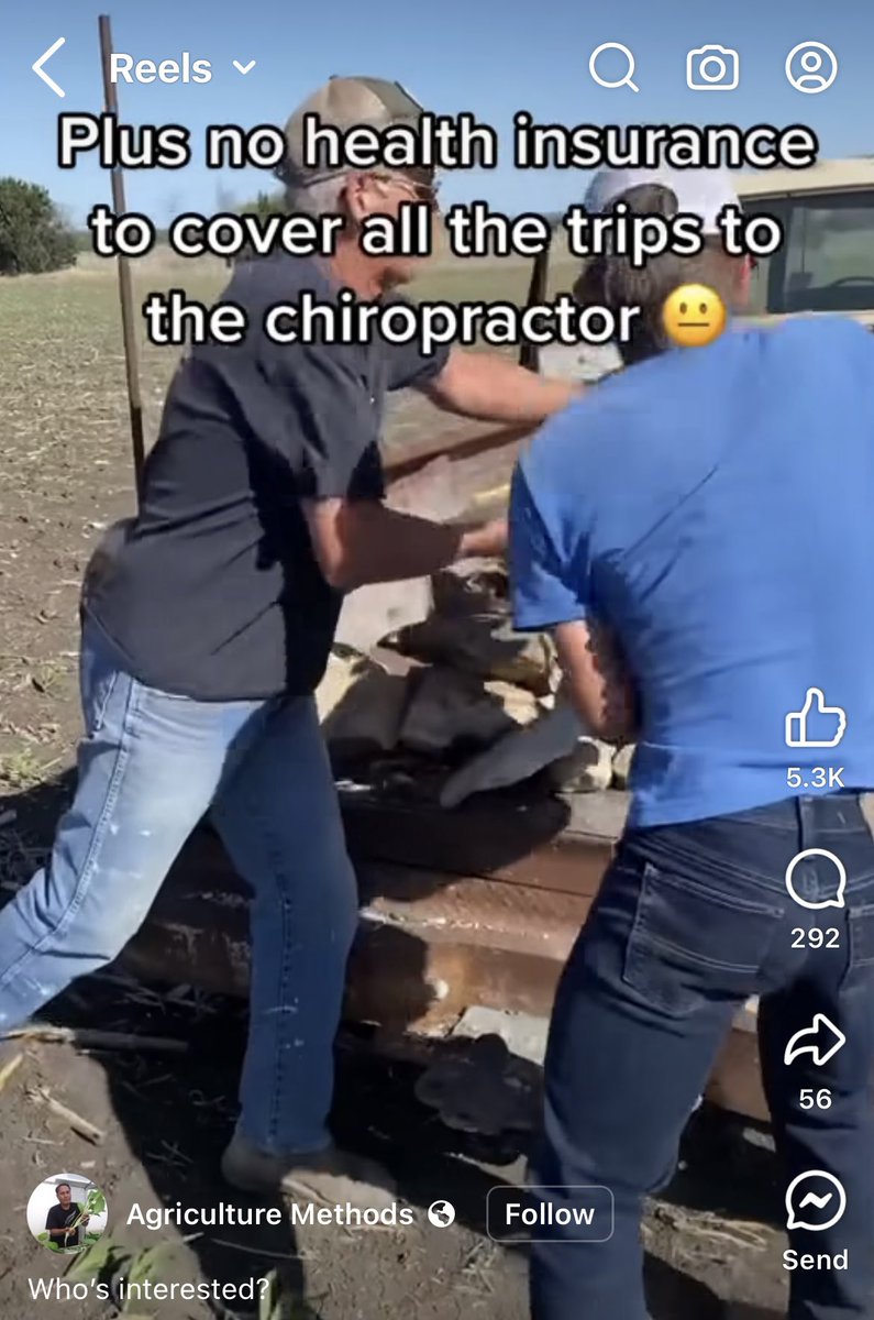 Stop going to chiropractor. Idiot