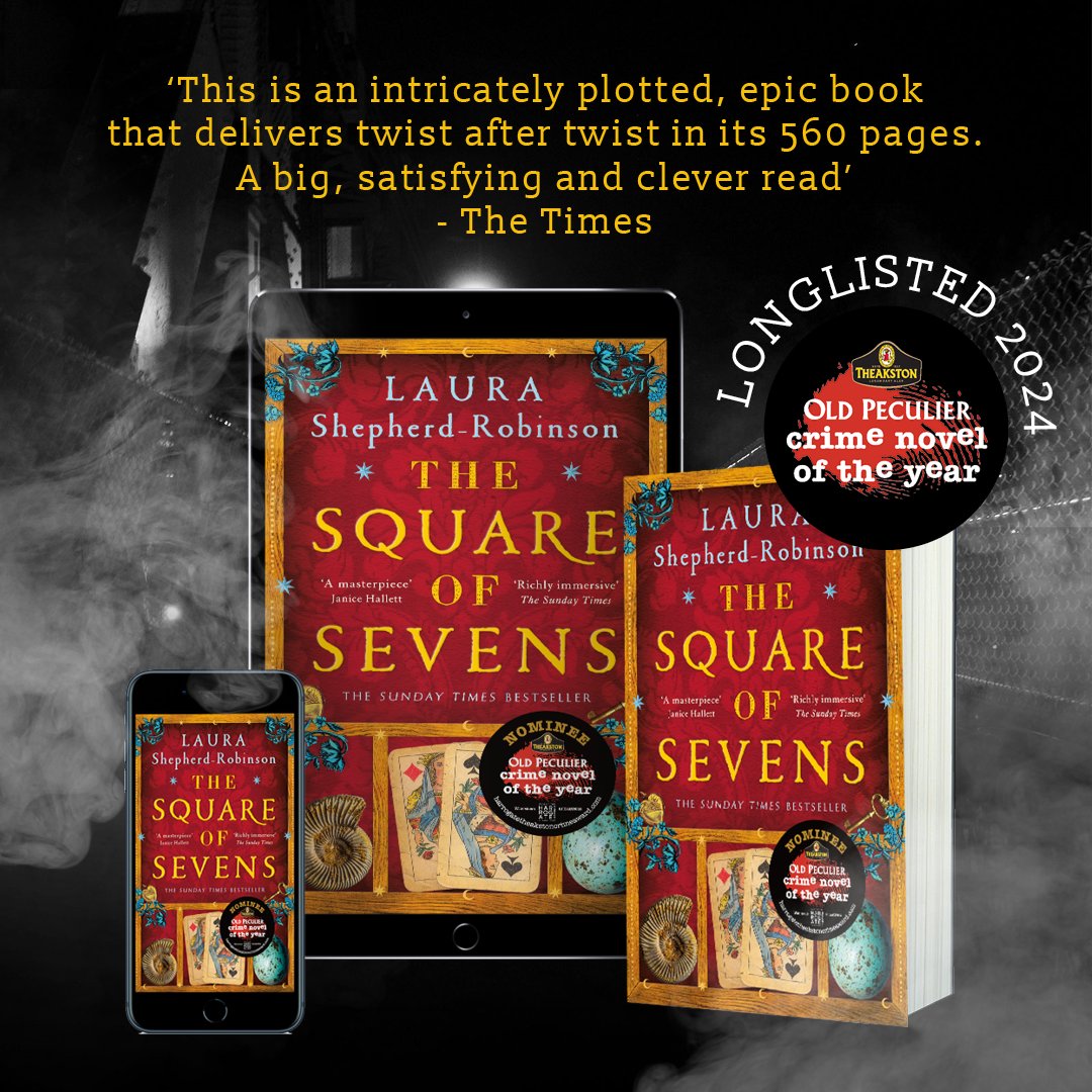If you read and enjoyed THE SQUARE OF SEVENS, I'd be really grateful if you'd take a moment to vote for it here:👉bit.ly/TOPLonglist24