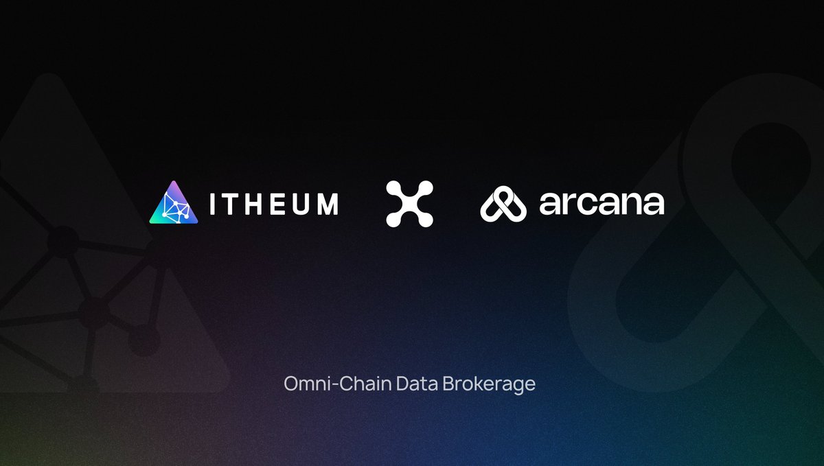 We are thrilled to announce our partnership with @ArcanaNetwork as we pave the way for #Itheum to become a decentralized omni-chain data brokerage protocol. Dive into our blog for the latest updates and our vision for propelling data brokerage services across multiple…