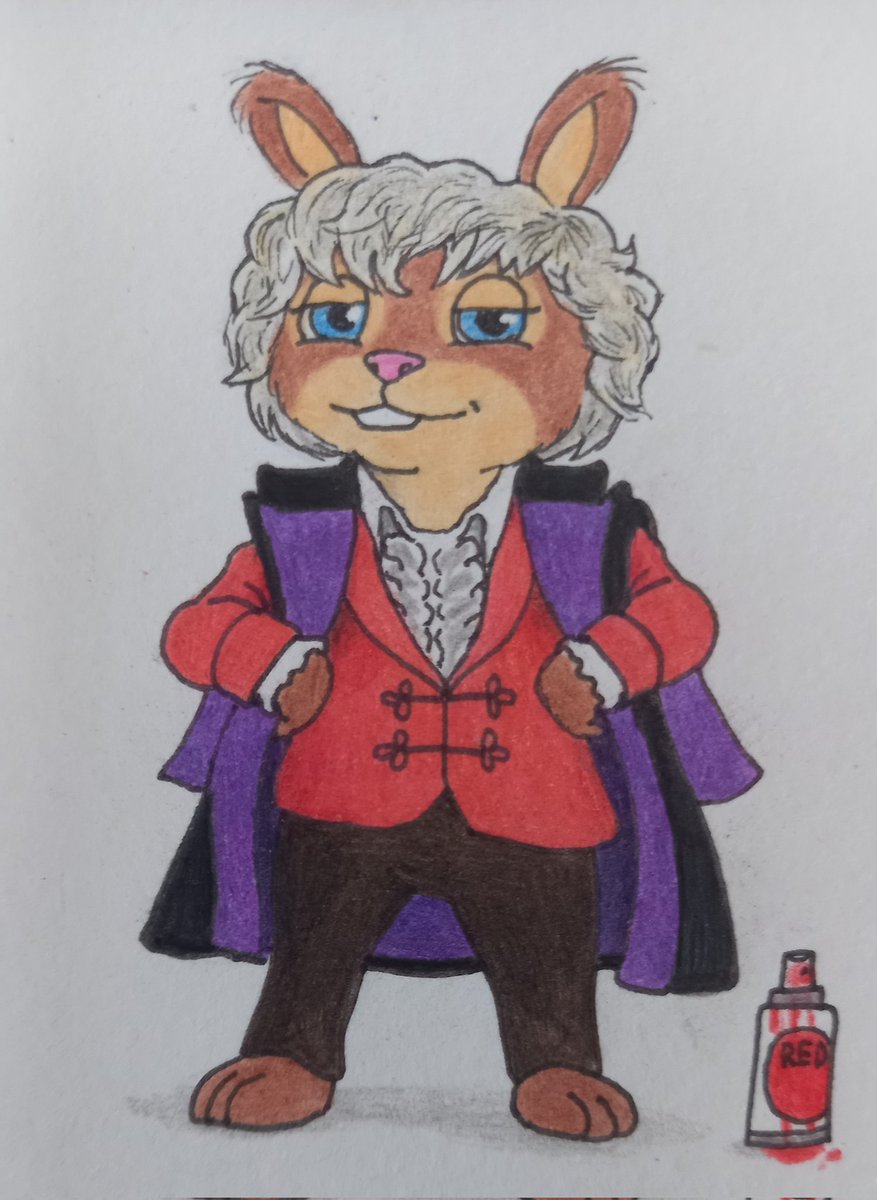 My Doctor Who Bunny Art. Doctor Number 3. 'I am The Doctor!'