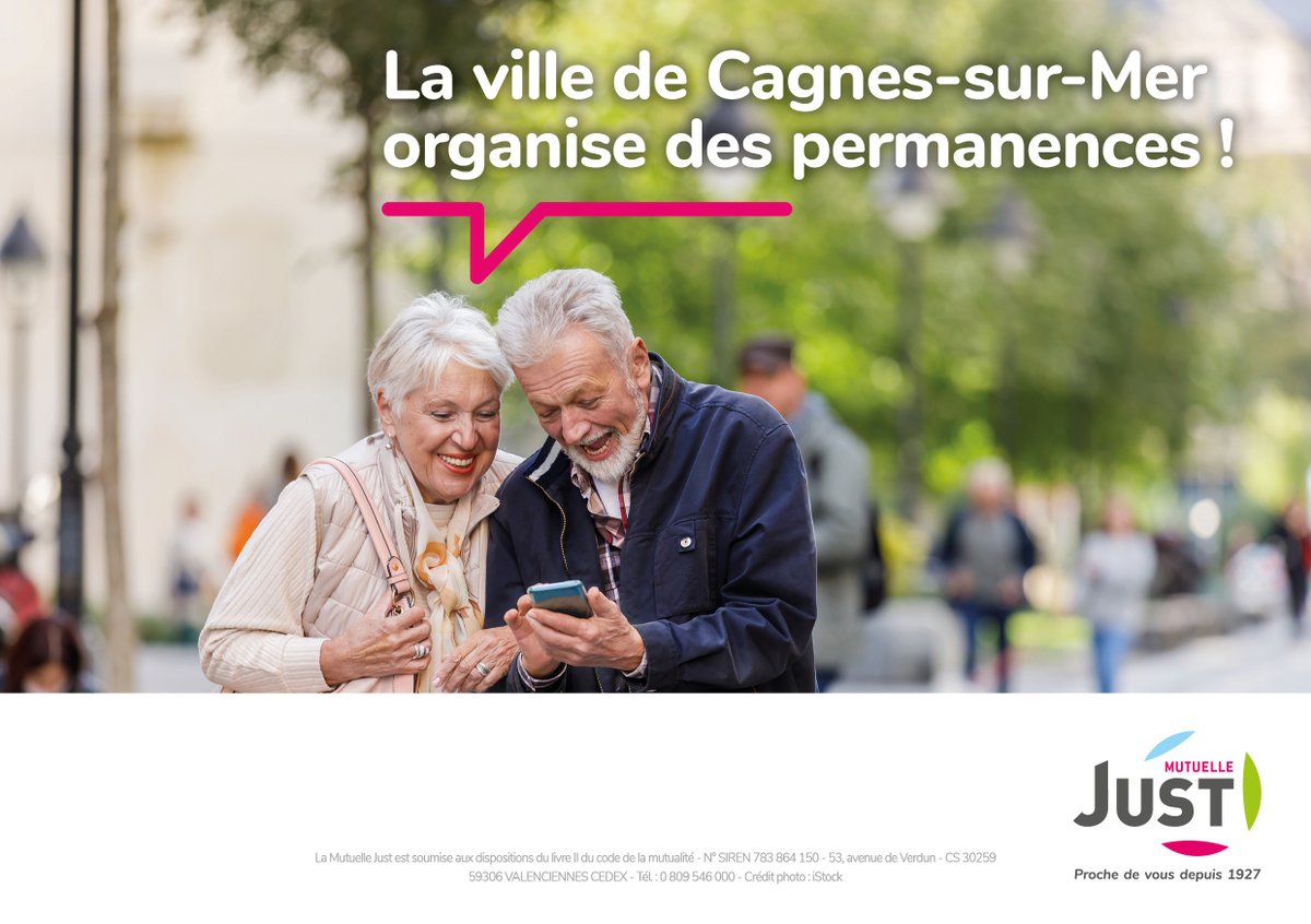 [MUTUELLE JUST] 🤗 Pour découvrir les garanties et avantages de cette mutuelle, nous vous donnons rendez-vous aux permanences de la Mutuelle Just sur rendez-vous uniquement. 👉just.fr ou 0 809 546 000 #mutuelle #solidaire #just #cagnessurmer #permanence