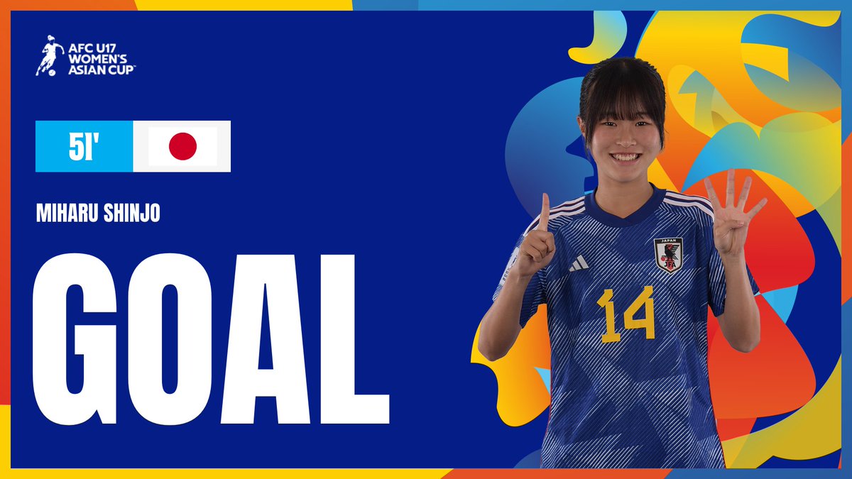 ⚽️ GOAL | 🇯🇵 Japan 1️⃣-0️⃣ Thailand 🇹🇭 👊 Miharu Shinjo finds the top corner with aplomb to break the deadlock! 📺 Watch Live gtly.to/0wUF3L0uo #U17WAC | #JPNvTHA