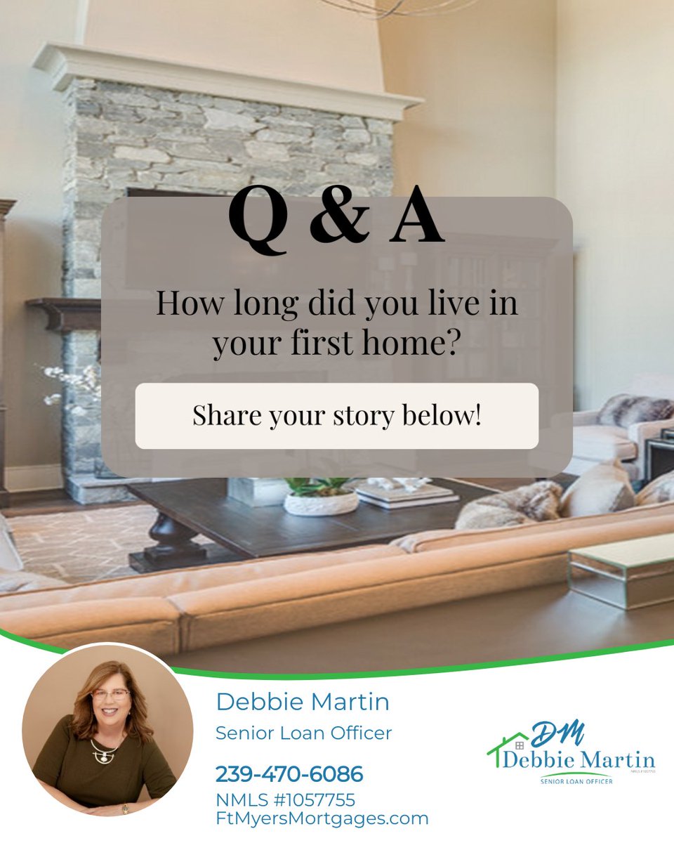 How long did you live in your first home? Share your story down below!

#Homebuyer #FirstHome #RealEstate #Mortgage #HomeJourney #HouseHop #StayPut