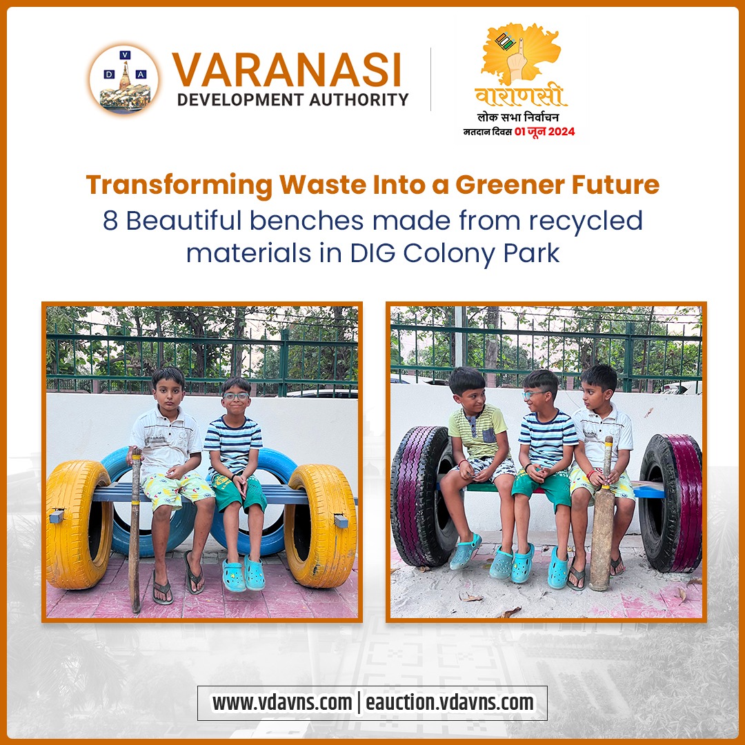 Transforming waste into a greener future!
These park benches in DIG Colony show the beauty of sustainable design.
:
:
:
:
#sustainable #greenery🌿 #Recycling #WasteMaterialCraft #varanasidevelopmentauthority #Varanasi #vdavaranasi