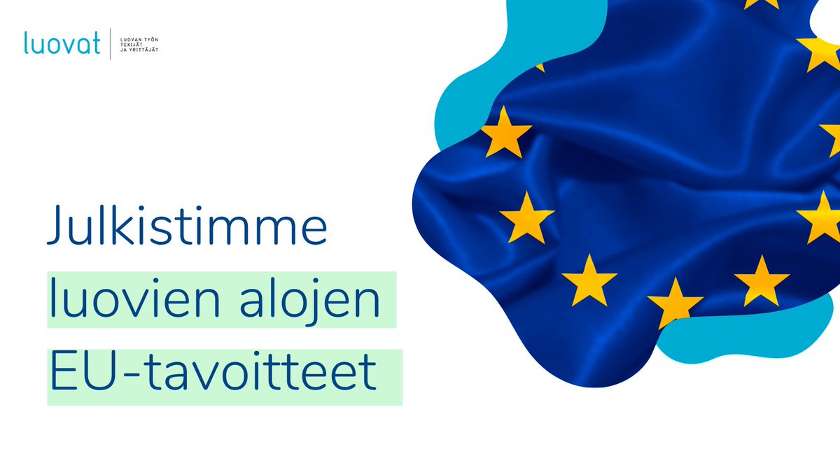 Luovan alan työntekijät ja yrittäjät ovat julkistaneet eurovaaleihin liittyvän EU-tavoitteistonsa. Koska vahva tekijänoikeus on luovan talouden perusta, se voi olla myös EU:n kilpailutekijä. #eutavoitteet #euvaalit2024 #luovatalat luovat.org/aineistoja/kan…