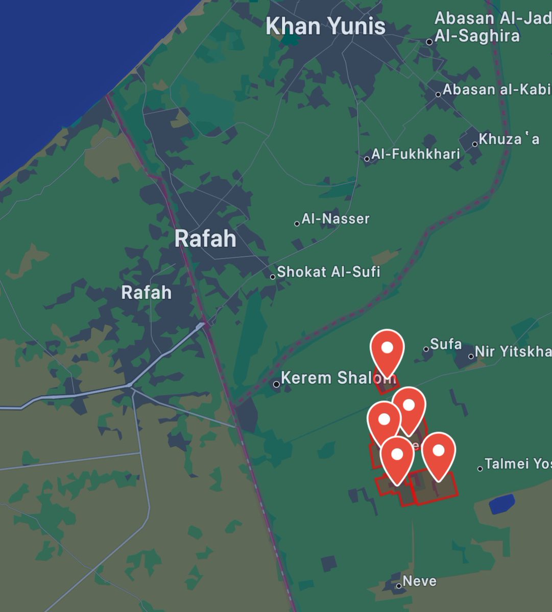 ⚡️Rockets flying out of Gaza now towards Karam Abu Salem