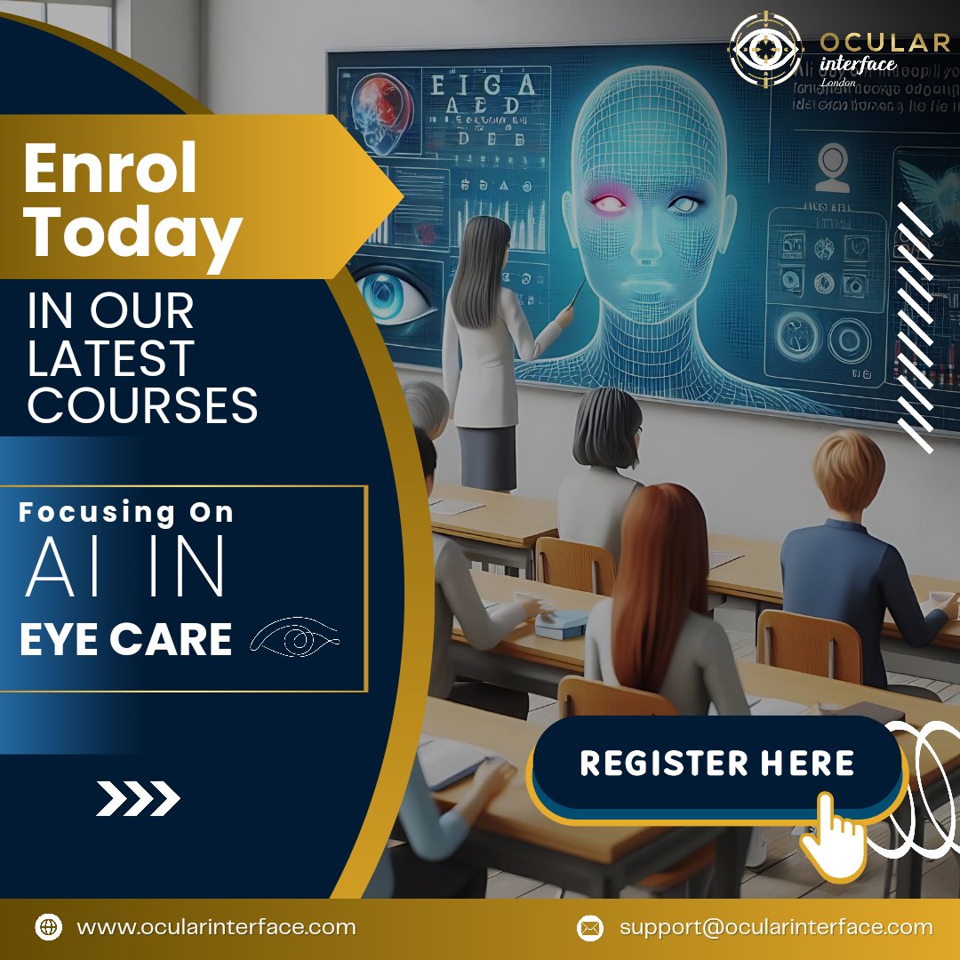🎓 Join Us for an Exclusive Learning Journey at OCULAR Interface

Don't Miss Out! Register Today by visiting: ocularinterface.com/oi-courses/

#Ocularinterface #onlinecourse #AIcourse #AI #ArtificialIntelligence #Technology #Education #enroll #joinus #Eyecare #eyes