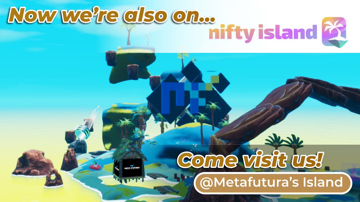 🌟 Hey everyone, how's it going? Are you diving into the metaverse? Here's the link to our island on @Nifty_Island – come pay us a visit! 🚀🏝️ #MetaverseExploration #NiftyIsland 🎮✨ niftyis.land/MetaFutura/0