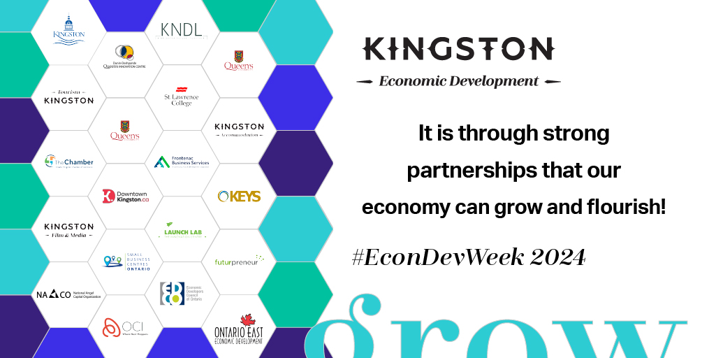 It is through strong partnerships that our economy can grow and flourish. Thank you to our network of local, regional, and national partners who are dedicated to the economic well-being of Kingston! Learn more about our partners: investkingston.ca/about-us/our-p… #EconDevWeek #EcDev