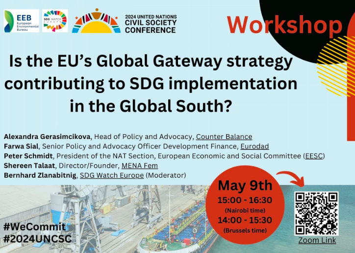 What is the EU's #GlobalGateway & what is its impact on the implementation of the #SDGs? Join us for an online workshop on 9 May at 14:00 CET. We will explore financing for sustainable development & address the challenges head on. #2024UNCSC #WeCommit