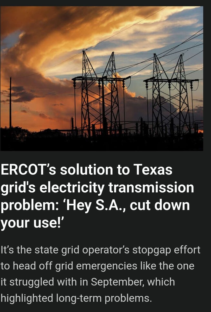 Looks like we're in for a hellova summer if San Antonio is on point to save the Texas energy grid.