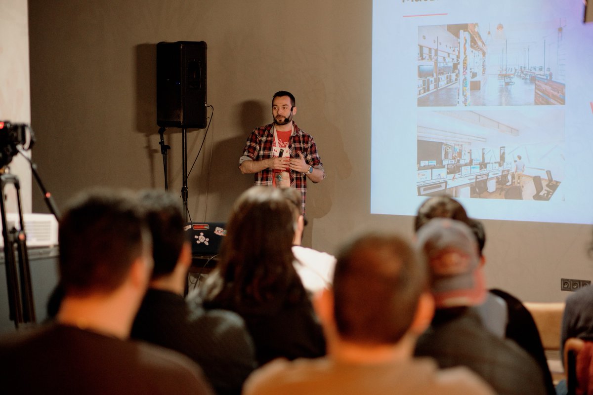 kipiinteractive's tweet image. Sofia Game Jam Conference was amazing! Kipi Interactive members delivered two talks in front of a great audience. We are always hyped to meet old friends and see new faces in the Bulgarian game dev community! Looking forward to meeting you guys again next time!