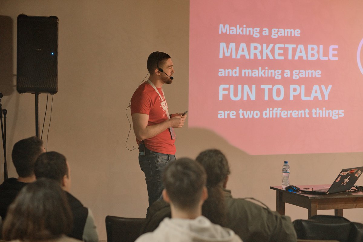 kipiinteractive's tweet image. Sofia Game Jam Conference was amazing! Kipi Interactive members delivered two talks in front of a great audience. We are always hyped to meet old friends and see new faces in the Bulgarian game dev community! Looking forward to meeting you guys again next time!