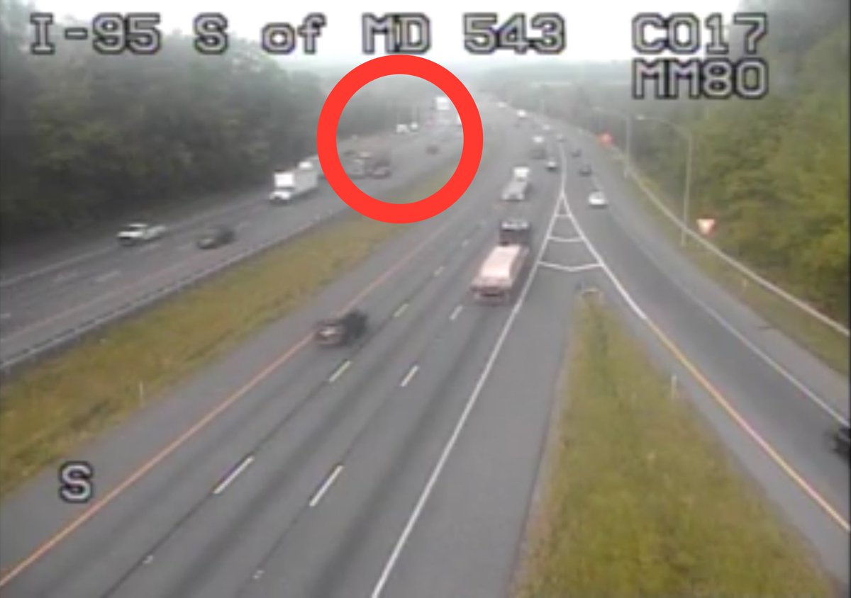 Volunteer Firefighters from @AbingdonFire and a @HarfordCoDES EMS unit are on scene of a vehicle crash on northbound I-95 at exit 80, Riverside Parkway (MD-543) in #BelcampMD. Expect delays. #MDTraffic