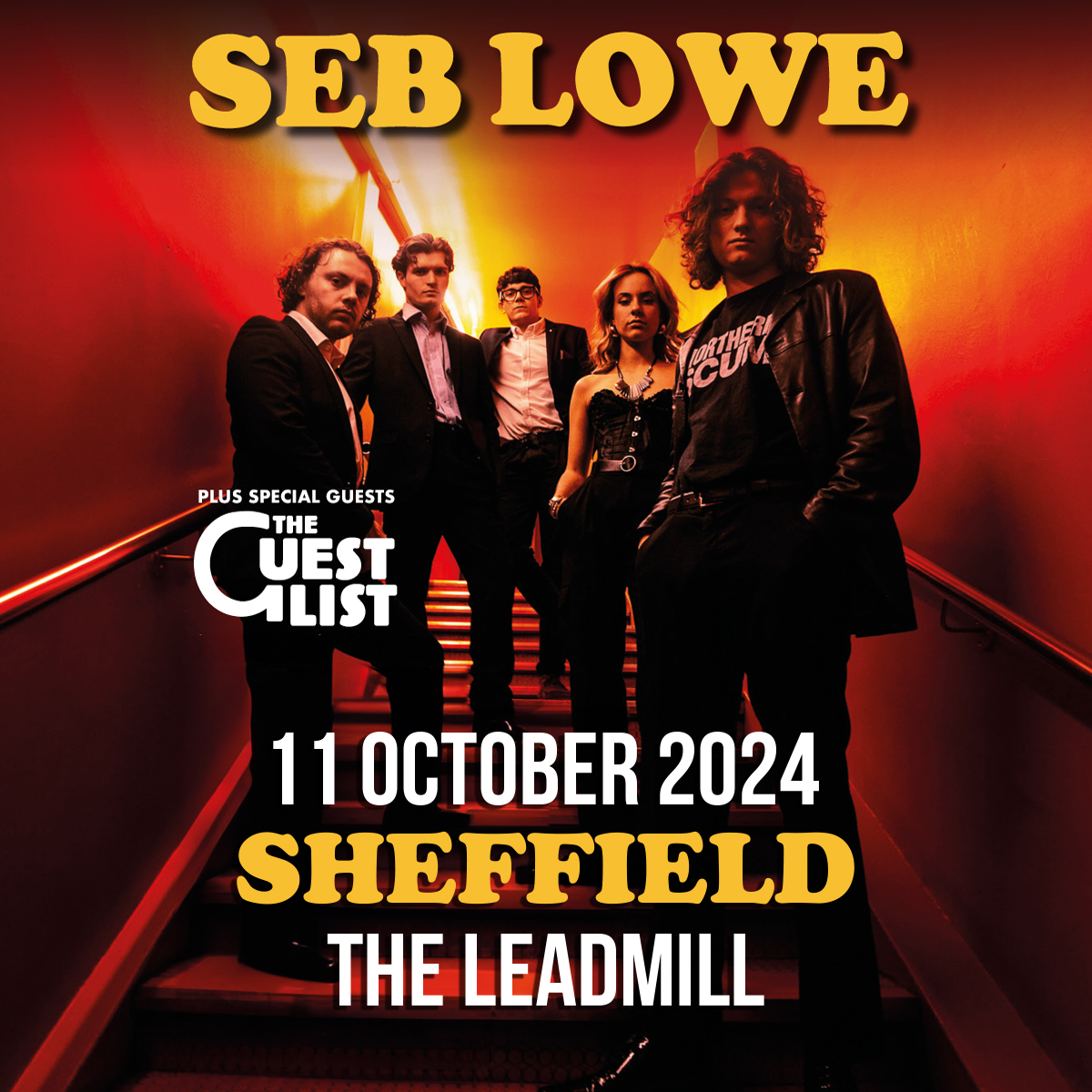 New Show Announcement - Seb Lowe 🚨 Ferocious takes on modern life, political turmoil and finding identity, acclaimed indie songsmith @Seb_lowe_music returns to Sheffield this October for a huge headline show 🎉 Tickets on sale this Friday at 10am from leadmill.co.uk/event/seb-lowe/