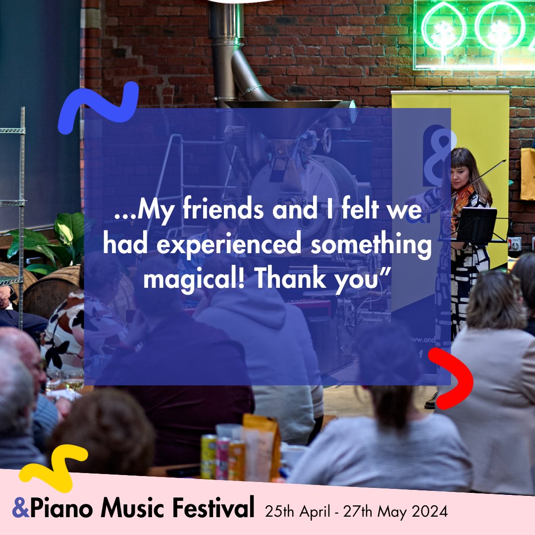 We couldn’t be more over the moon about this audience feedback, it really made us smile! It’s everything we at &Piano want from our festival... This year we have: 🎭Musical Theatre, 🗣Song, 🎻Instrumental music & events for all the family👨‍👩‍👧‍👦: andpiano.co.uk/whats-on