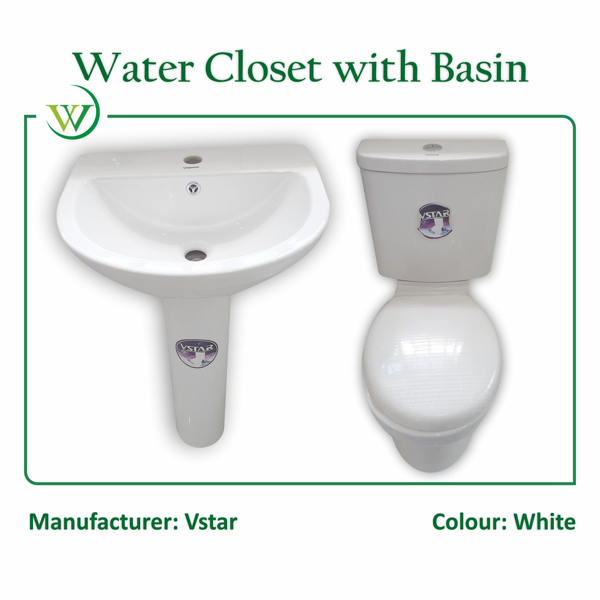 The VStar Water Closet and Wash Basin in White Colour is available as seen.

It can be sold separately for single or bulk purchase. Give us a call on 08068520808 or 08184463235.  

#wutarickstore #toilet #washhandbasin #washbasin #vstar #watercloset #wcdistributor #wcseller