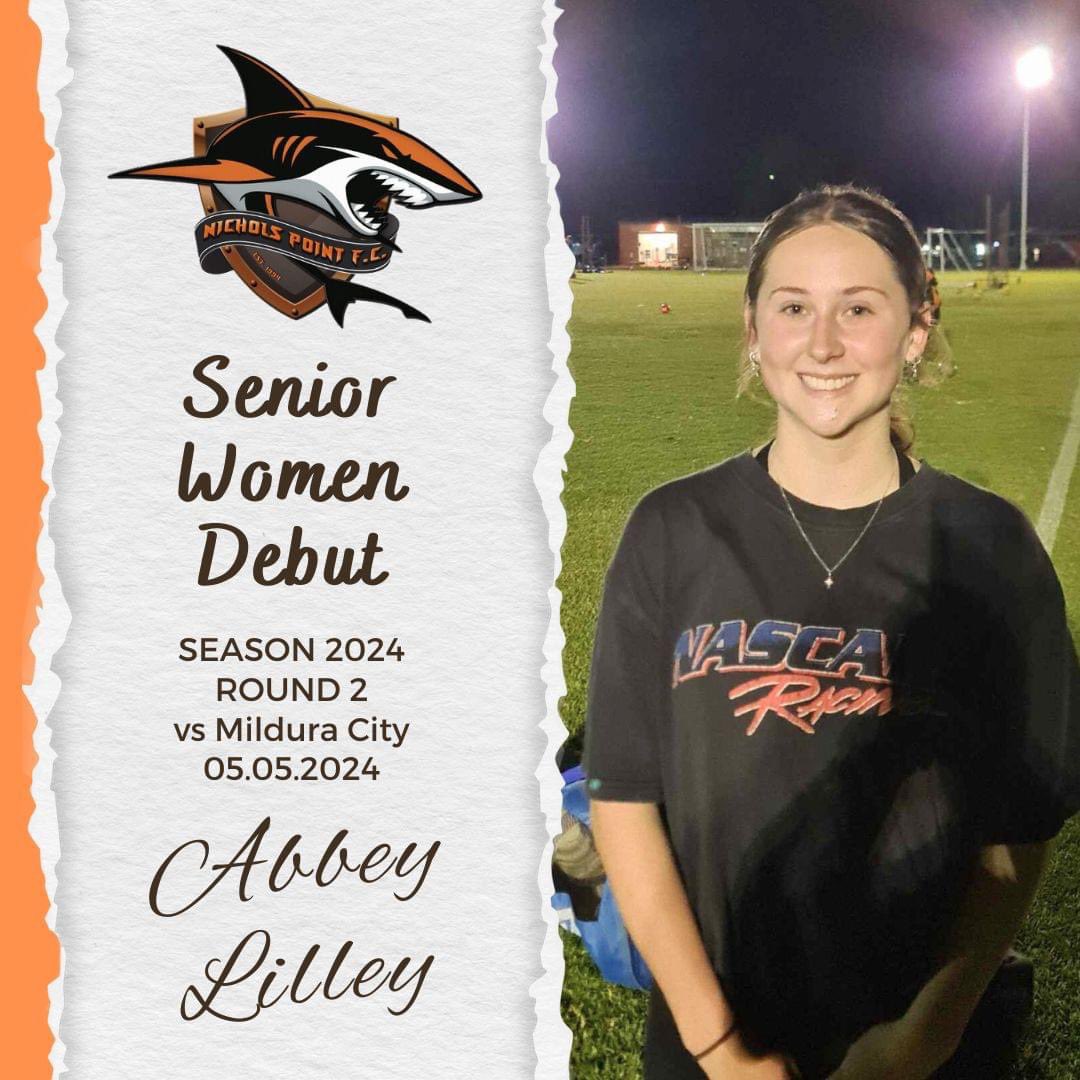 Congratulations to Abbey Lilley for her stellar debut with our Senior Women's team in Round 2! 

Here's to many more memorable moments ahead!

#FemaleFootballWeek #nicholspointfc #pointers #gopointers #pointerpride #WeRise #Debut #NewBeginnings #thisgirlcan #thisgirlcanvic