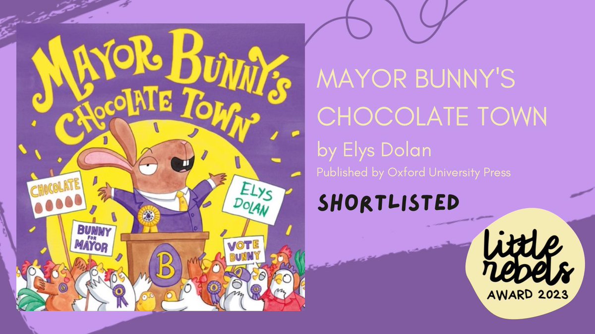 Where Are Those Big Rebellers Now? Let’s catch up with the goings-ons of our 2023 #LittleRebelsAward Shortlistees… @ElysDolan, twice shortlistee, for Mr./Mayor Bunny, is due to become a Doctor of All Things Picture-Book-Funny at @AngliaMACBI 👩🏼‍🎓 ➡️ aru.ac.uk/people/elys-do…