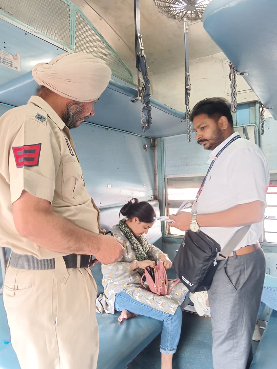Railway authorises at the Amritsar Railway Station are constantly checking for valid ticket from passengers in trains and station premises to ensure orderly and comfortable travel for everyone in this summer rush.

#SummerSpecial