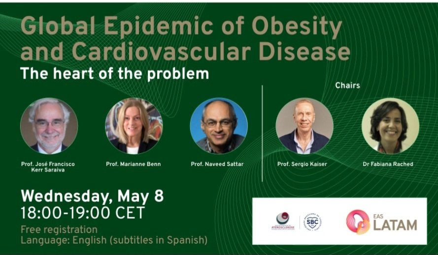 Waiting for you tomorrow: the first joint symposium @society_eas - Latin America will address the obesity epidemic. Subtitles in Spanish, #Cardiology #CardioTwitter #CardioEd #aMedTwitter Register here 👇🏽 us02web.zoom.us/webinar/regist…