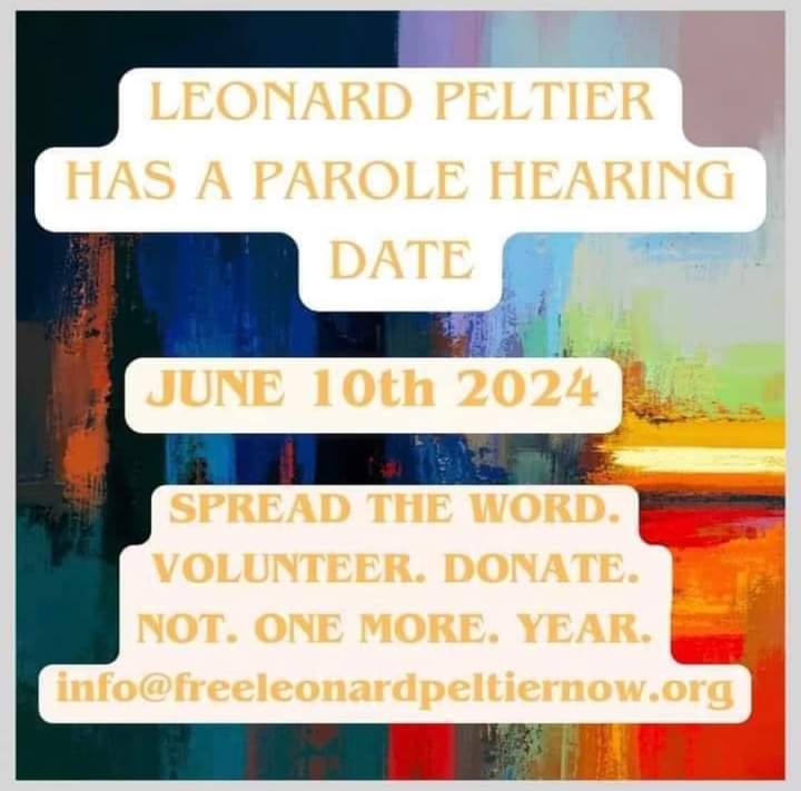We need many Humans to be on top of this. Write letters, Call your 'leaders', Raise Hell! Whatever it takes to Free Our Elder! Not one more year! ⚪🟡🔴⚫ 
#FreeLeonardPeltier 
#AIM