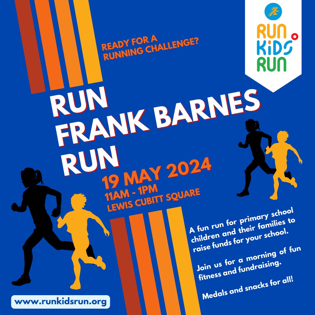 We're running to raise funds for FBS, please come along and support us! We're running with <a href="/KingsCrossAcad1/">King's Cross Academy</a> and other primary schools in the area on Sunday 19th May from 11am to 1pm. Please donate and support! Thank you!
