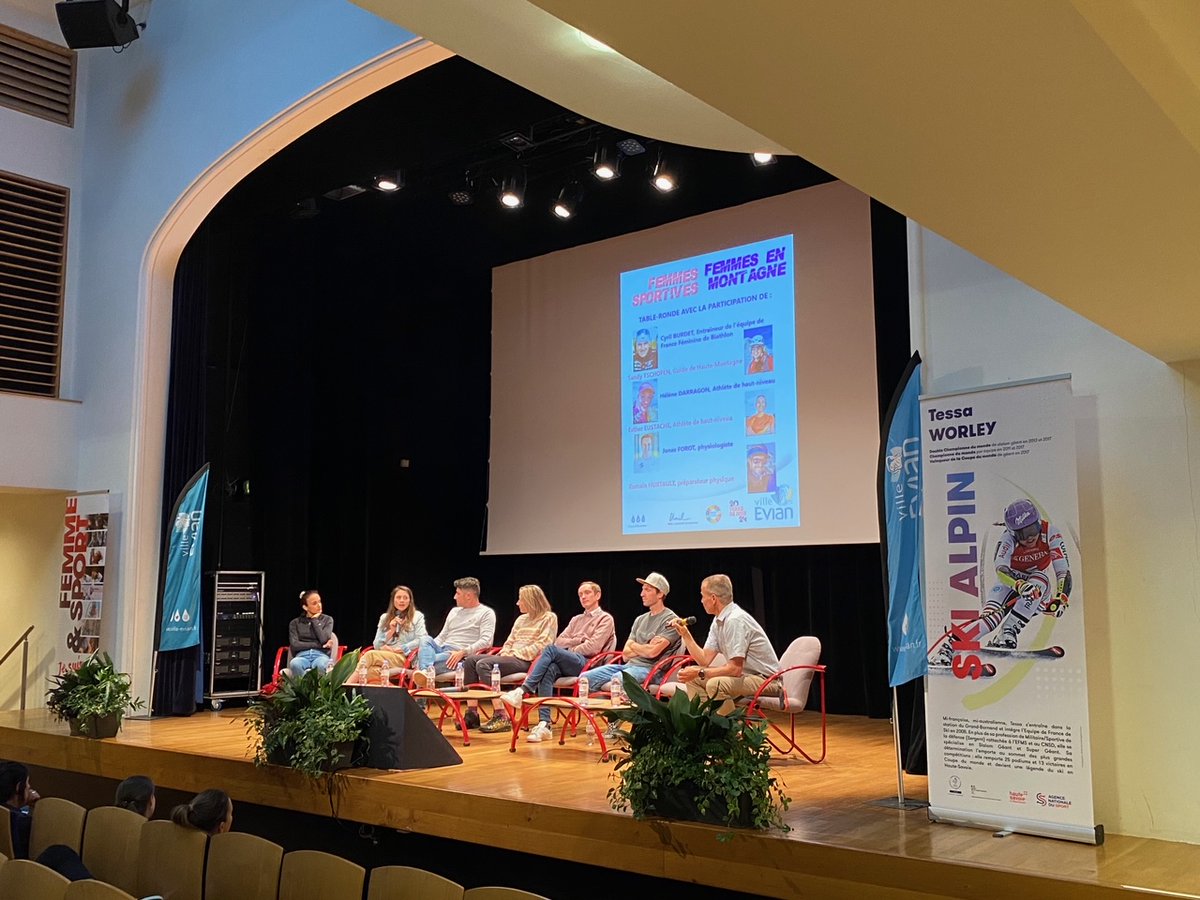 Gregoire Millet (@gregoiremillet1) on Twitter photo "Women in Sport, Women in Mountain"..
A successful event in Evian-les-bains where more than 200 people listened the experts and athletes.
Thanks to <a href="/CBurdet/">Cyril Burdet</a> <a href="/JonasForot/">jonas FOROT</a> and all others (not on X)
Promoting female sport is paramount! "Women in Sport, Women in Mountain"..
A successful event in Evian-les-bains where more than 200 people listened the experts and athletes.
Thanks to <a href="/CBurdet/">Cyril Burdet</a> <a href="/JonasForot/">jonas FOROT</a> and all others (not on X)
Promoting female sport is paramount!