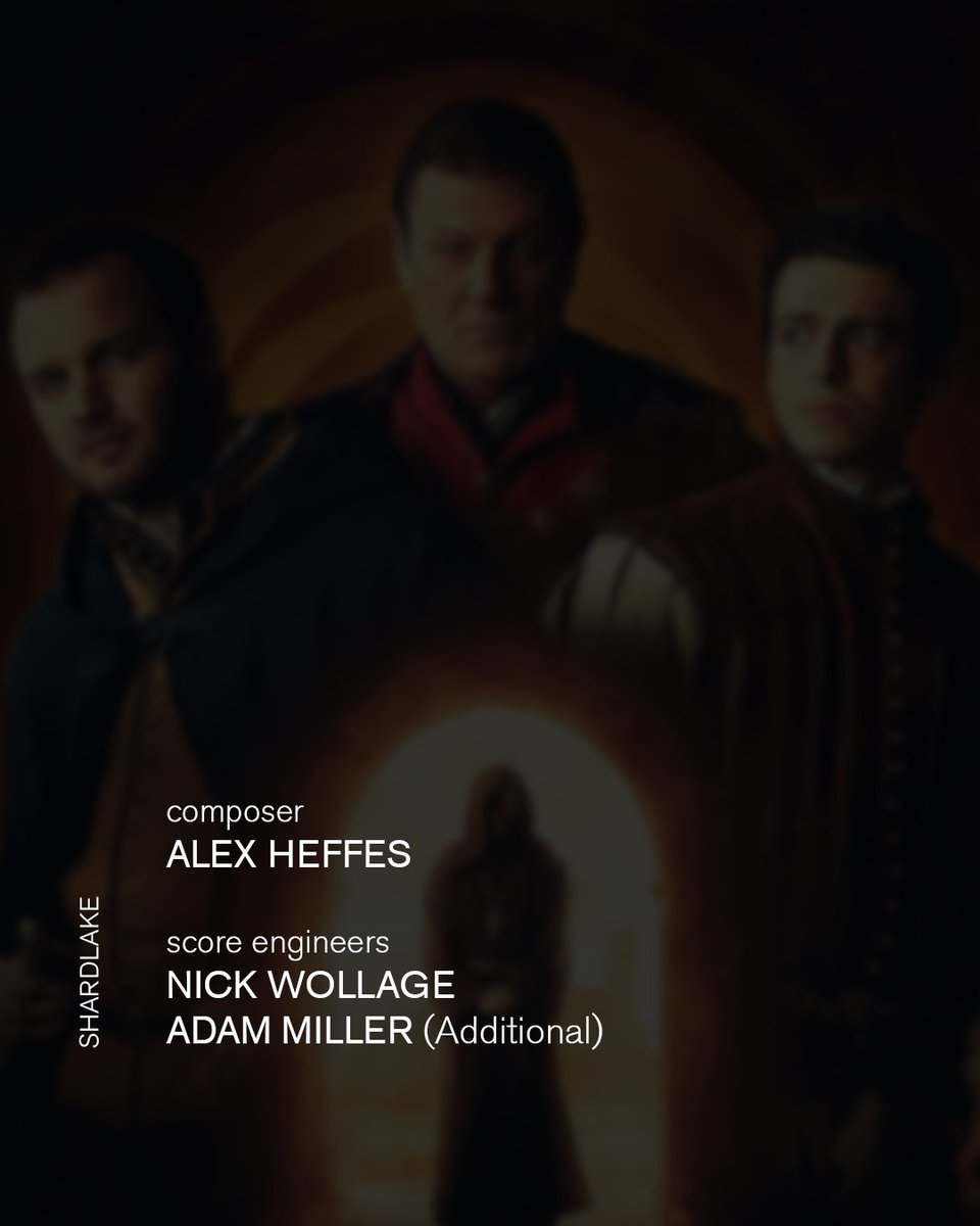 Set in 16th century England, Matthew ‘Shardlake’ is sent by Thomas Cromwell to investigate a death in the remote town of Scarnsea. ⛪ Nick Wollage recorded @AlexHeffes’ series score, with additional recording by Adam Miller @AdamatAIR. Streaming on Hulu. #AIRmanagement