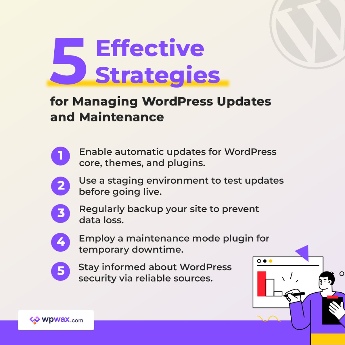 Explore 5 secret strategies to keep your WordPress site secure & smooth! Learn to safeguard your online presence now.
#wordpressmaintenance #wordpressupdates #websitemaintenance #websiteperformance #websiteoptimization