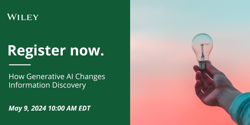 Only a few days left to sign up! ⏰ Discover how artificial intelligence is transforming information interaction with Dr. Hong Zhou, Atypon's Director of Intelligent Service Group & AI R&D. Don't miss out – reserve your spot now. 👇 ow.ly/nWZs50RptoP