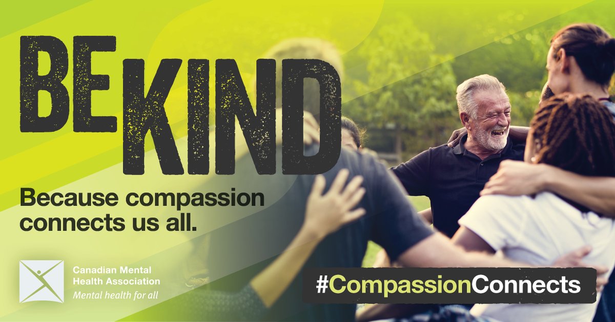 Life is full of ups and downs. By recognizing this shared experience, we start to feel how #CompassionConnects. Get involved during #MentalHealthWeek at mentalhealthweek.ca View a full listing of CMHA-WECB events at windsoressex.cmha.ca/mental-health-…