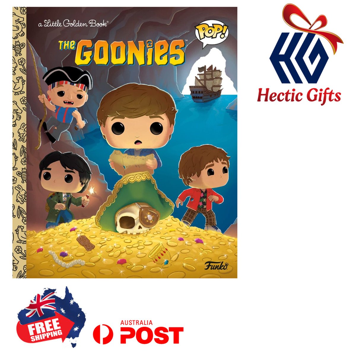NEW Little Golden Book - The Goonies (Funko Pop!

ow.ly/97eq50PNIcq

#New #HecticGifts #TheGoonies #FunkoPop #LittleGoldenBook #LGB #Hardcover #Kids #Story #Book #Reading #Collectoble #FreeShipping #AustraliaWide #FastShipping