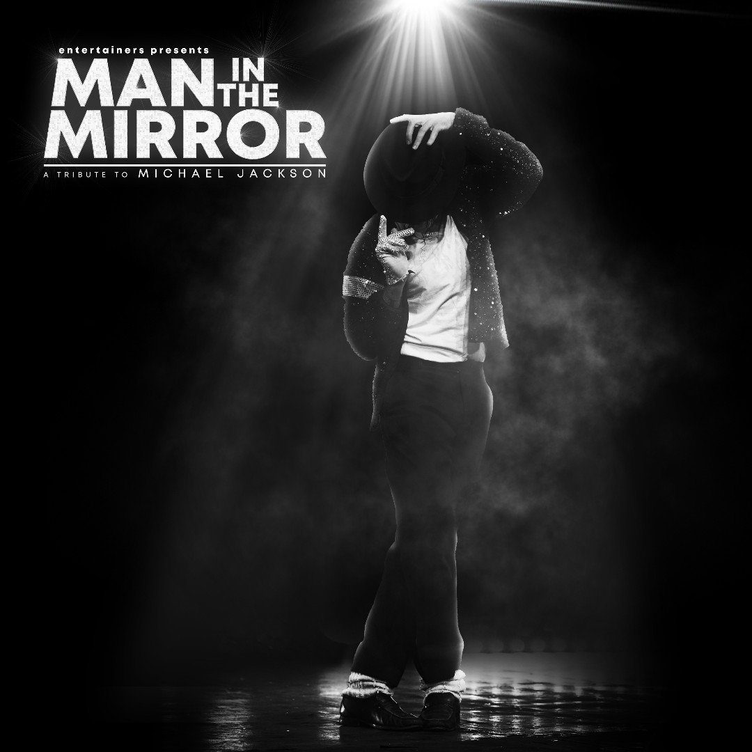 TICKETS ON SALE NOW for Man in the Mirror – A tribute to Michael Jackson ⭐🎉 Join us for a Thriller of an evening, as we celebrate the legendary music of the KING OF POP. 📅 Sat, April 5, 2025 🎫 bit.ly/44vCUqN