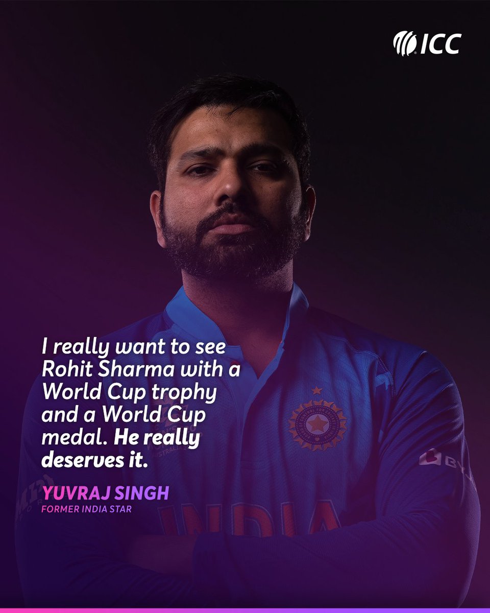 Yuvraj Singh wants to see Rohit Sharma lift the ICC Men's #T20WorldCup 2024 as captain 🏆 ➡ bit.ly/3Wx0xNQ