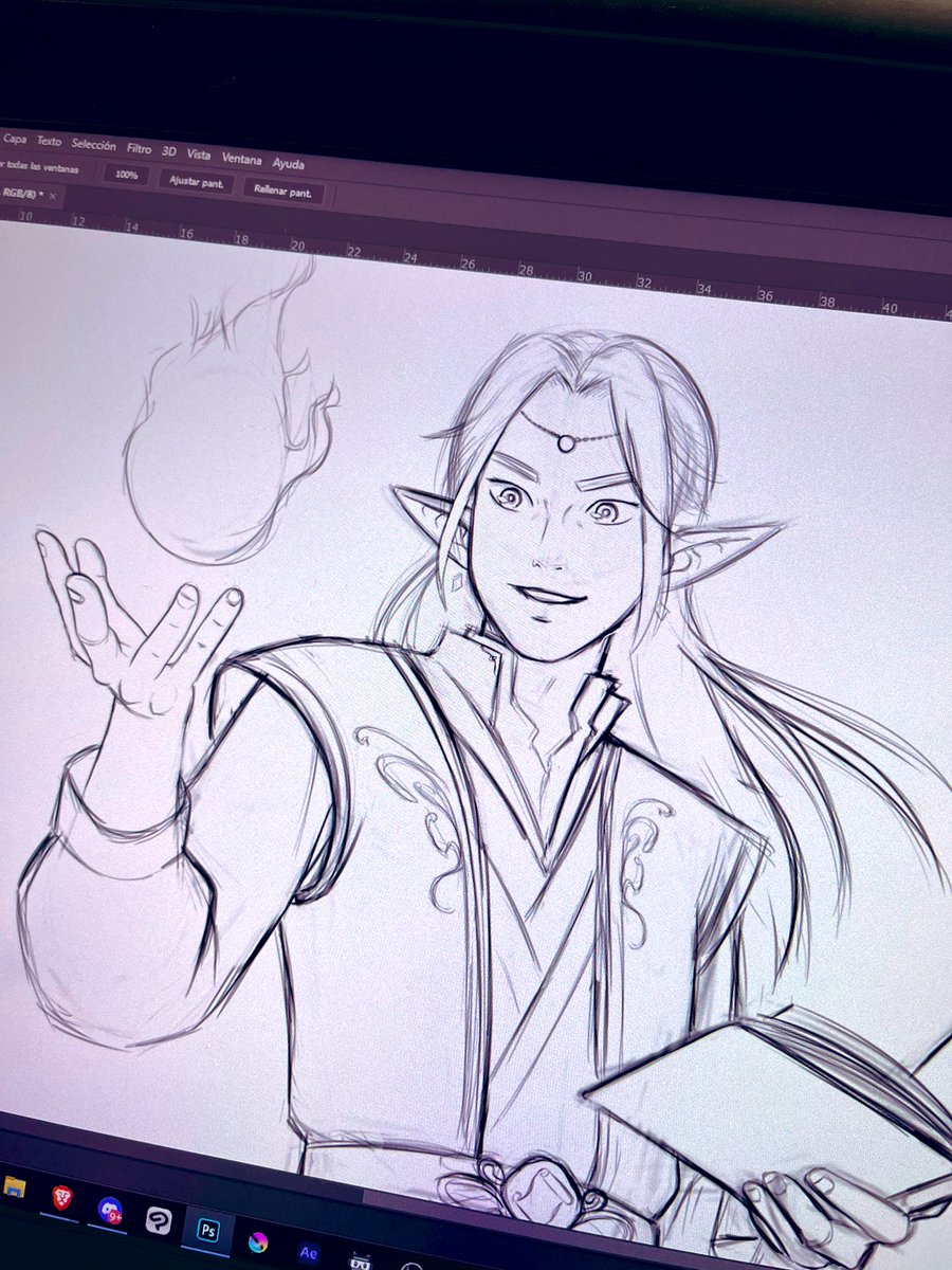 COMMISSION WIP #DnDcharacter #dnd